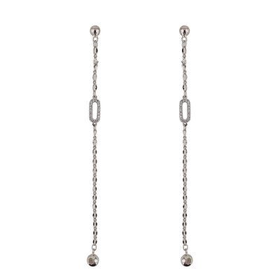 Cercei lungi argint Versay