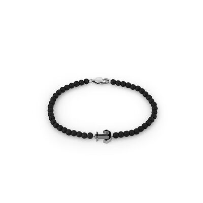 Bratara neagra, Daniel Klein, pentru barbati, din otel inoxidabil, DKJ.6.2220-L-1