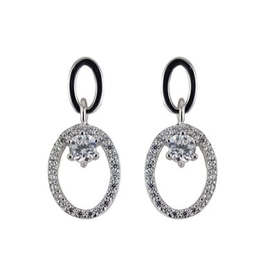 Cercei argint eleganti cu surub Thia