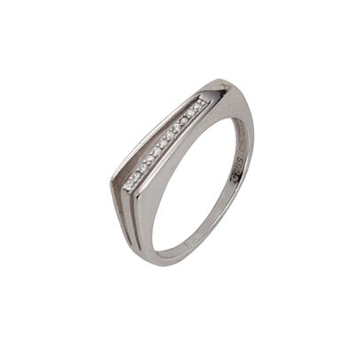 Inel argint model geometric Thia marimea 56