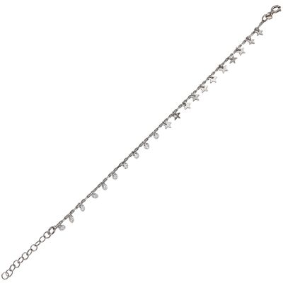 Bratara argint stelute si zirconii Balance