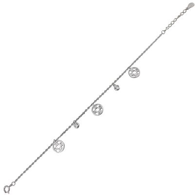 Bratara argint pandantive Tessa