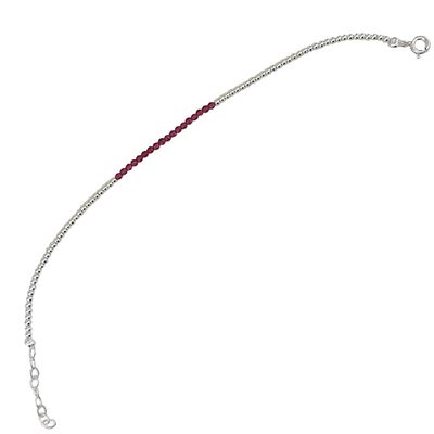 Bratara argint rubine Thia