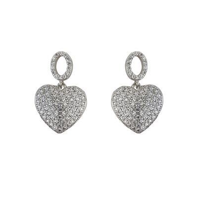 Cercei argint inimioara Dara cu surub