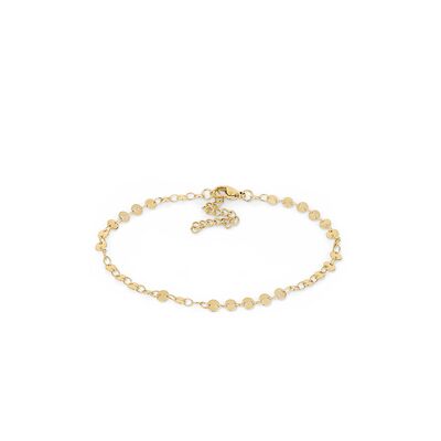 Bratara picior aurie, Daniel Klein, pentru dama, din otel inoxidabil, DKJ.5.50003-1