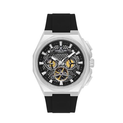 Ceas barbati automatic, Daniel Klein Skeleton, DK.1.13858.2