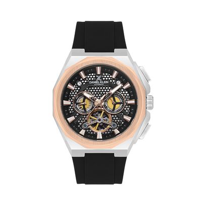 Ceas barbati automatic, Daniel Klein Skeleton, DK.1.13858.3