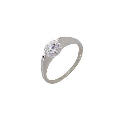 Inel argint elegant zirconiu Afra marimea 58