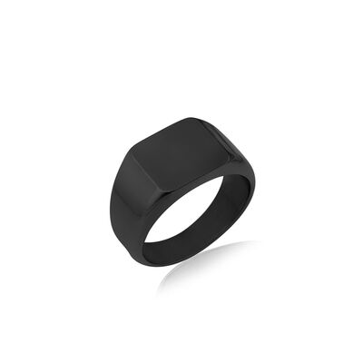 Inel negru, Daniel Klein, pentru dama, din otel inoxidabil, DKJ.5.40008.L-2