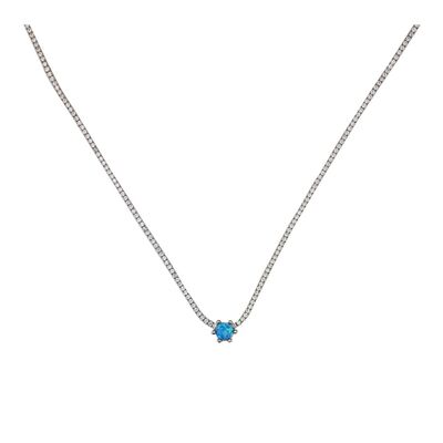 Lant tennis argint cu opal Thia