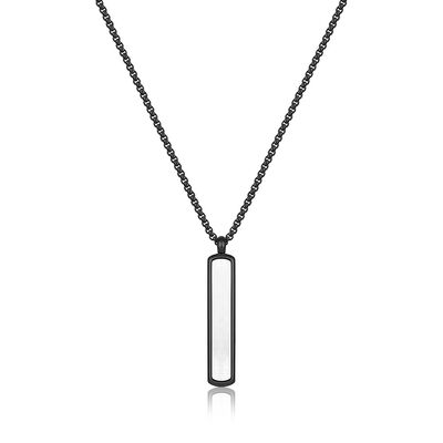 Lant negru, Daniel Klein, pentru barbati, din otel inoxidabil, DKJ.6.20001-1