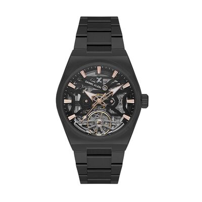 Ceas barbati automatic, Daniel Klein Skeleton, DK.1.13857.5