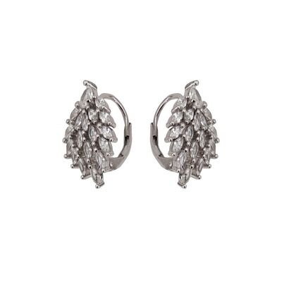 Cercei argint eleganti zirconii Thia