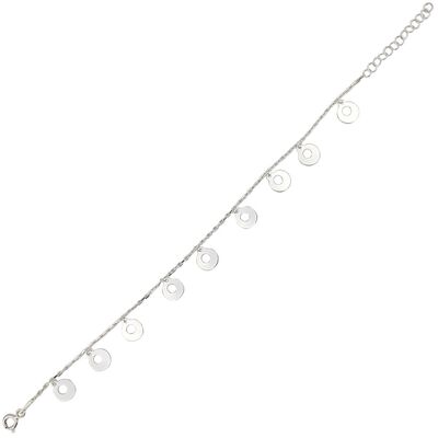 Bratara argint cercuri Circles