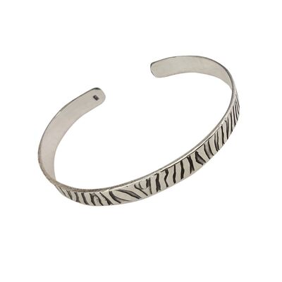 Bratara argint fixa reglabila model innegrit