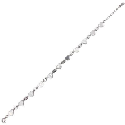 Bratara argint inimioare Hearts