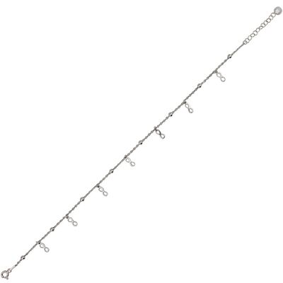 Bratara argint picior infinit Infinity