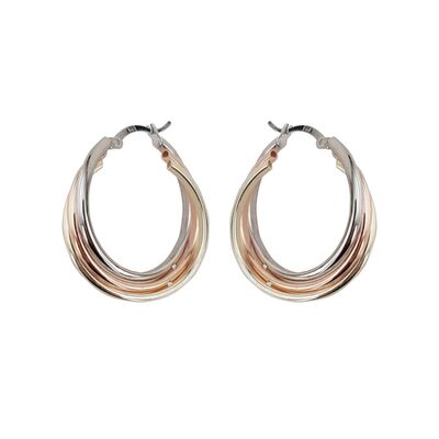 Cercei argint creola Trio