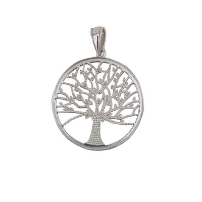 Pandantiv argint masiv Life tree