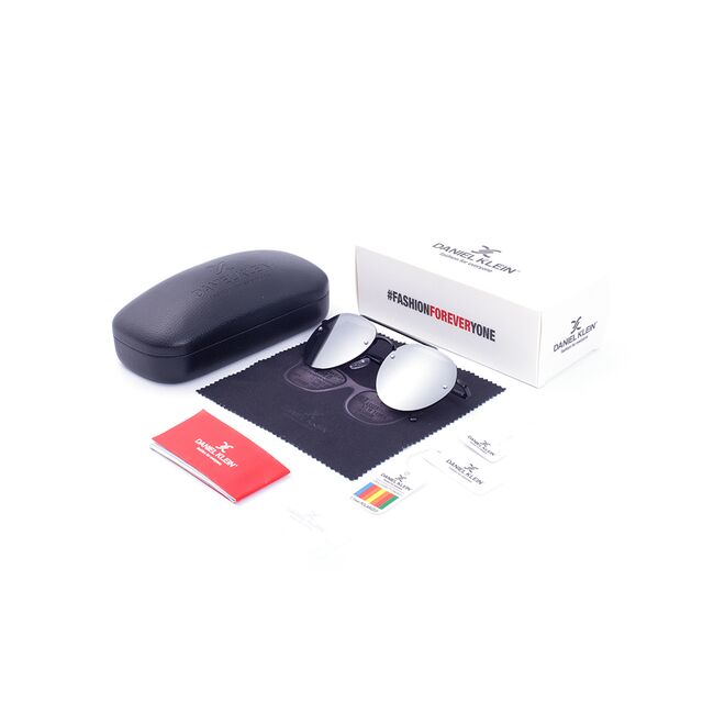 Ochelari de soare gri, pentru dama, Daniel Klein Trendy, DK4162-5