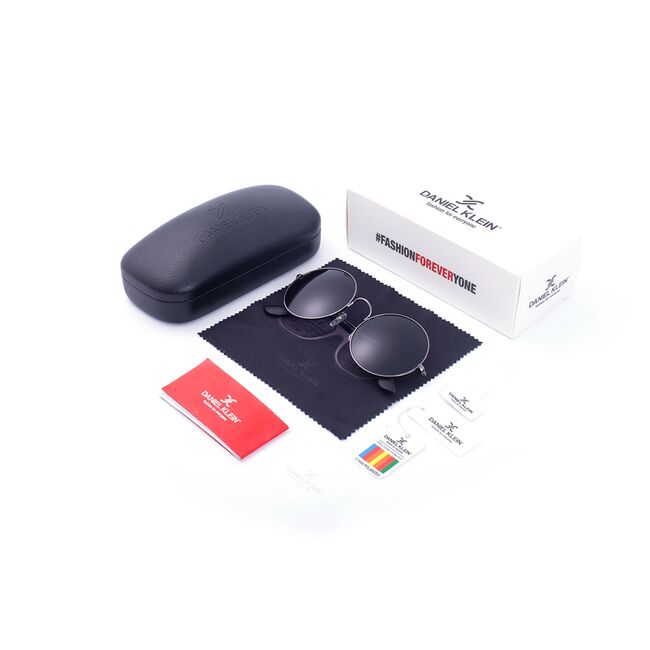 Ochelari de soare gri, pentru dama, Daniel Klein Trendy, DK4168-8