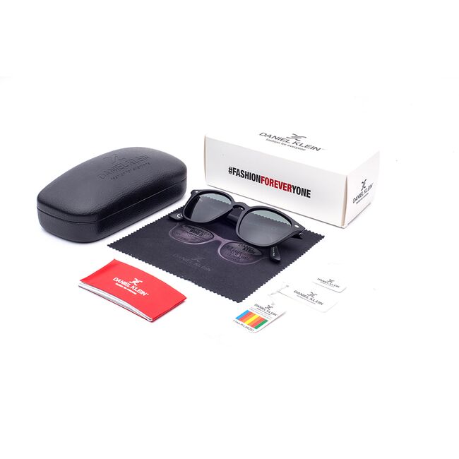 Ochelari de soare verzi, pentru barbati, Daniel Klein Premium, DK3166-1