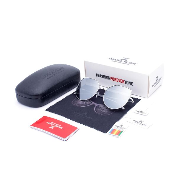 Ochelari de soare gri, pentru dama, Daniel Klein Trendy, DK4175-4