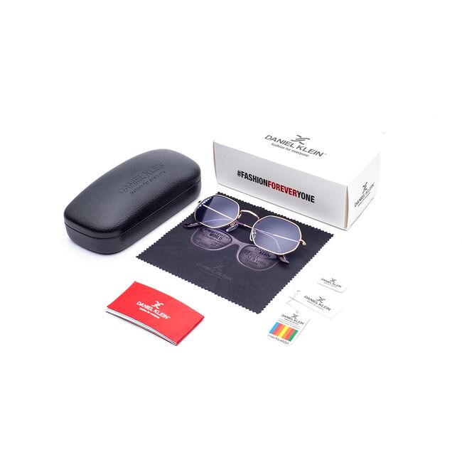 Ochelari de soare mov, pentru dama, Daniel Klein Trendy, DK4184-4