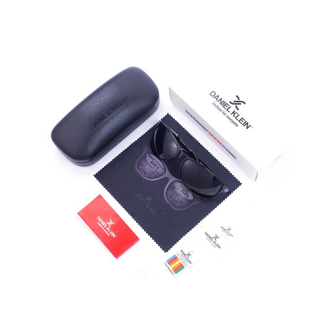 Ochelari de soare verzi, pentru barbati, Daniel Klein Premium, DK3159-4