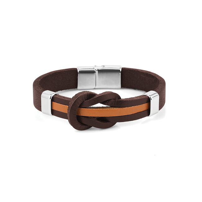 Bratara maro, Daniel Klein, pentru barbati, din piele, DKLB.0608.16