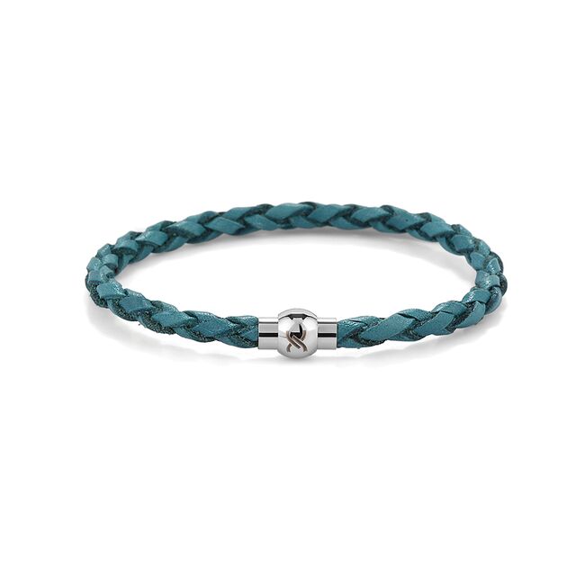 Bratara turcoaz, Daniel Klein, unisex, din piele, DKLB.0300.20