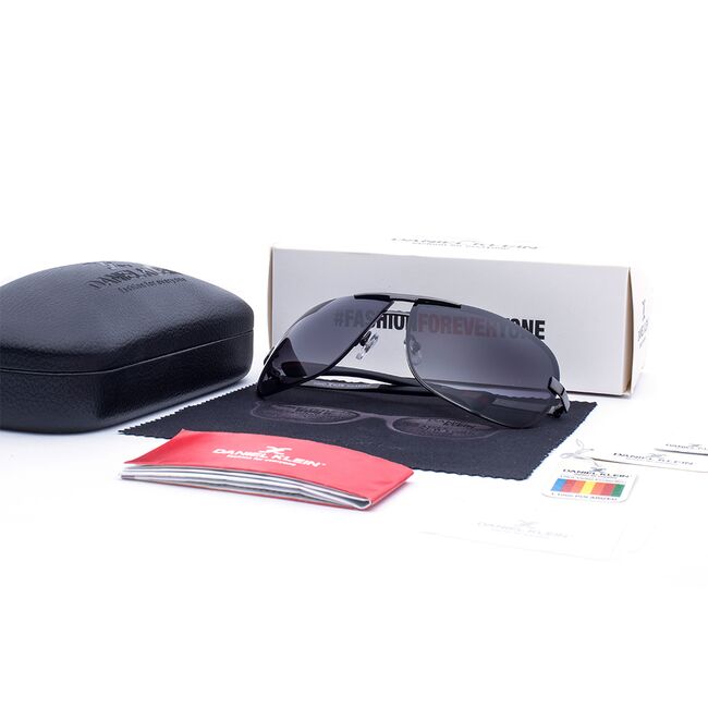 Ochelari de soare antracit, pentru barbati, Daniel Klein Premium, DK3076-3
