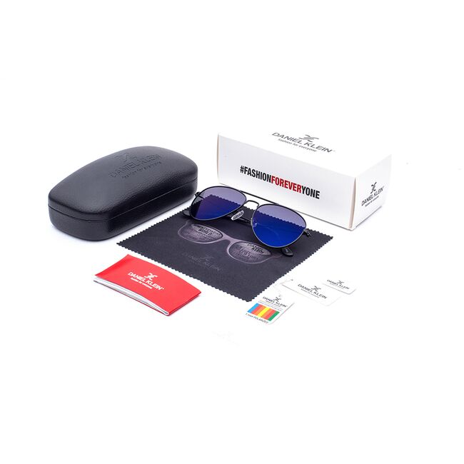 Ochelari de soare gri, pentru barbati, Daniel Klein Premium, DK3180-3