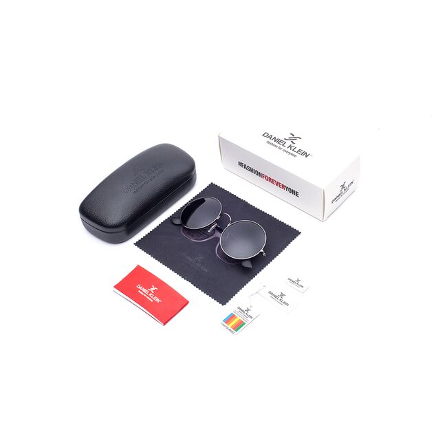 Ochelari de soare negri, pentru dama, Daniel Klein Trendy, DK4168-5