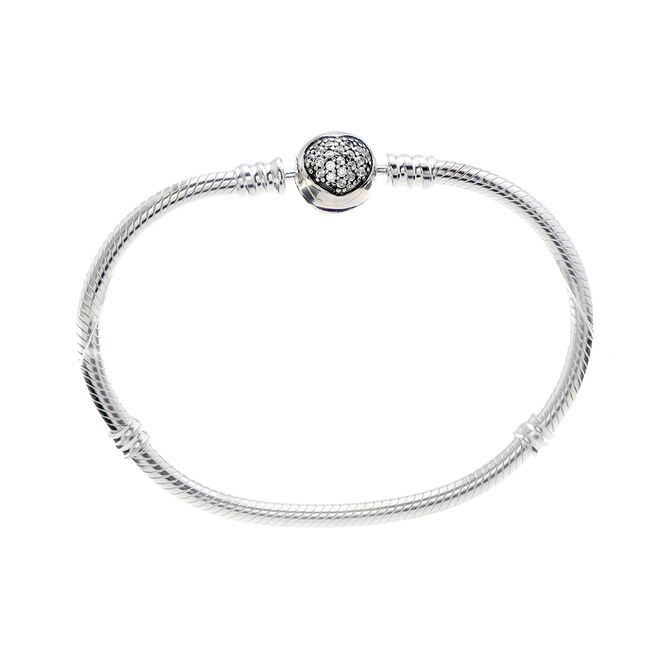 Bratara argint pentru talismane , lungime 18 cm