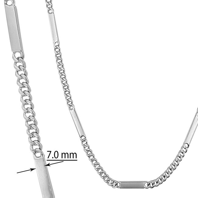 Lant argint barbati 65 cm