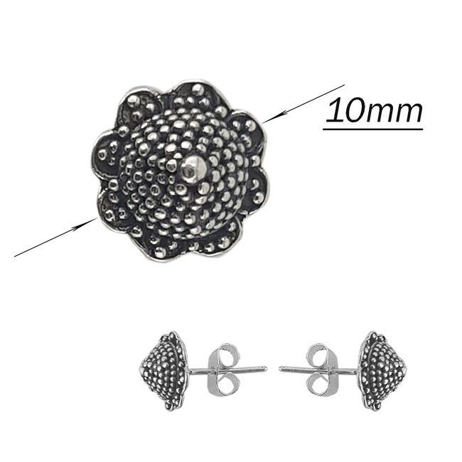 Cercei argint Anika cu surub