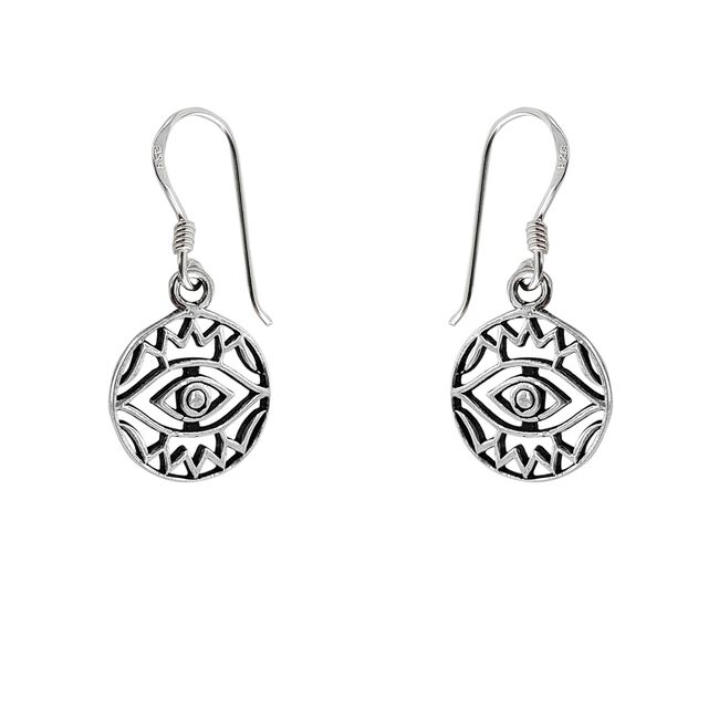 Cercei argint wide eyes