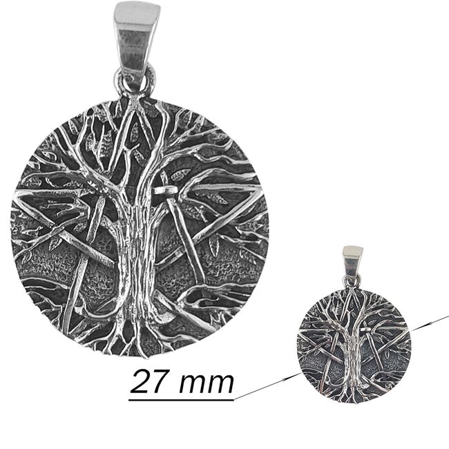 Pandantiv argint copac stilizat Aliya