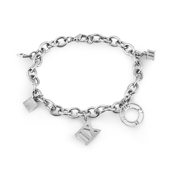 Bratara argintie, Freelook, pentru dama, din otel inoxidabil, FRJ.3.3012-1