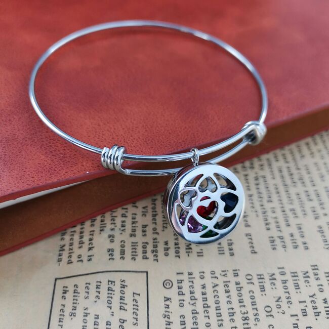 Bratara argintie, AAB, pentru dama, din otel inoxidabil, BSSG165-22