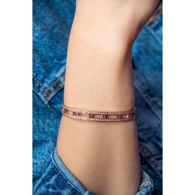 Bratara auriu rose, Freelook, pentru dama, din otel inoxidabil, FRJ.3.3001-4