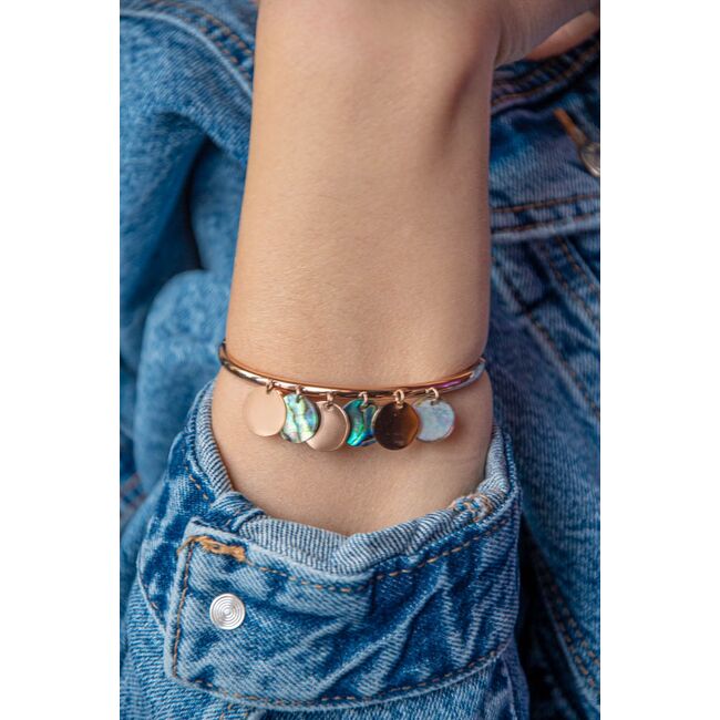 Bratara auriu rose, Freelook, pentru dama, din otel inoxidabil, FRJ.3.3011-4