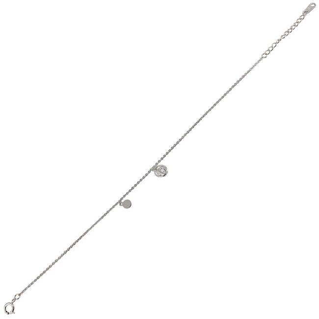 Bratara argint cu doua talismane