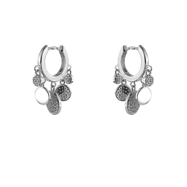 Cercei argint fashion circles