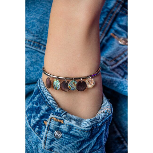 Bratara argintie, Freelook, pentru dama, din otel inoxidabil, FRJ.3.3011-2