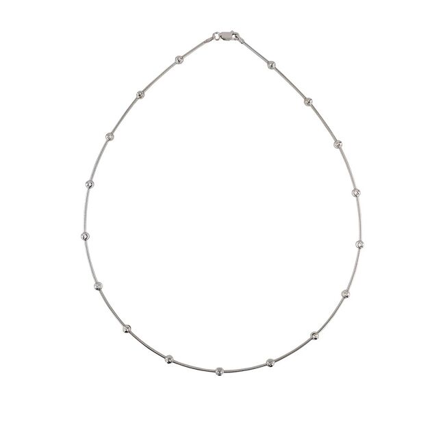 Lant argint fix Silver Dots