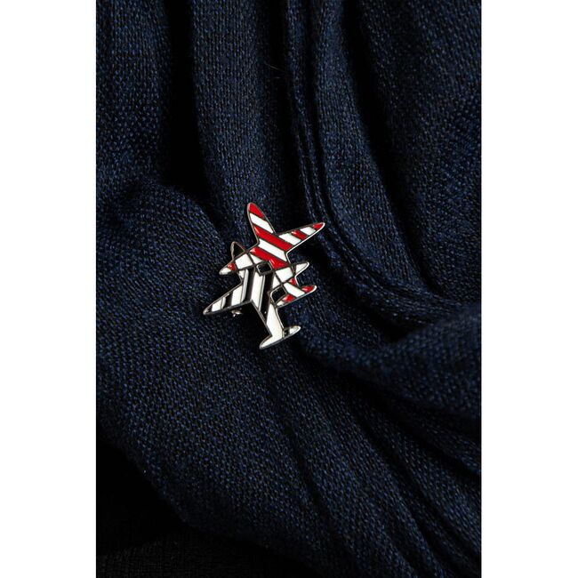 Brosa argint avioane colorate Planes