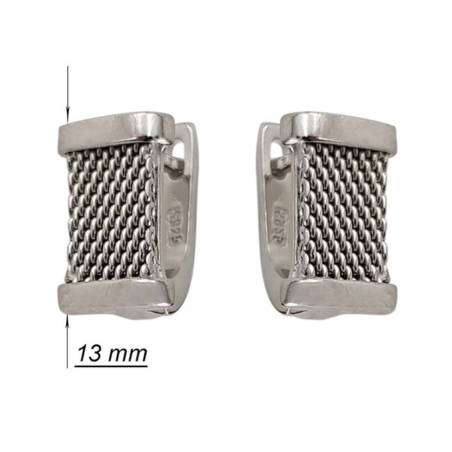 Cercei argint deosebiti cu inchizatoare englezeasca