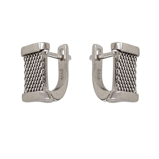 Cercei argint deosebiti cu inchizatoare englezeasca